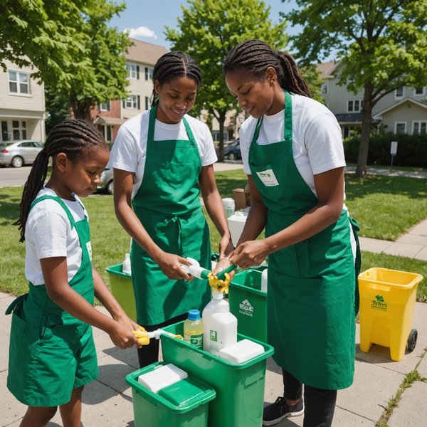 Comment les quartiers peuvent-ils organiser des ateliers de fabrication de produits de nettoyage écologiques ?